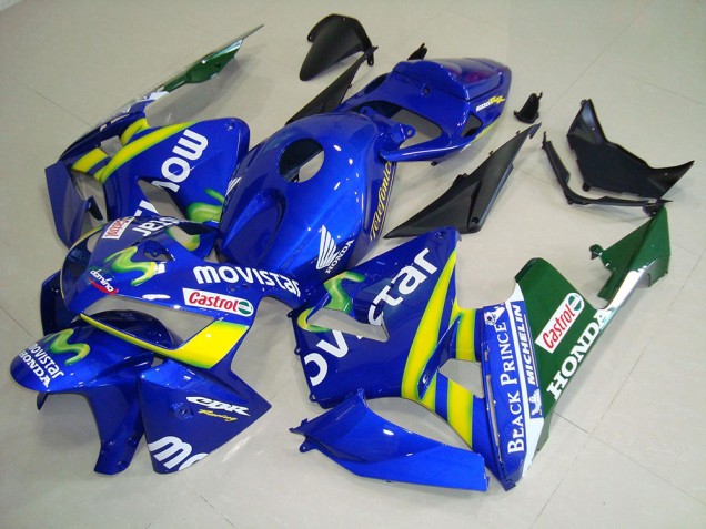 Custom 2005-2006 Movistar Honda CBR600RR Bike Fairing Kit Custom 2005-2006 Movistar Honda CBR600RR Bike Fairing Kit