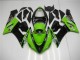 Custom 2005-2006 Green Kawasaki ZX6R Motorcycle Fairings Kit Custom 2005-2006 Green Kawasaki ZX6R Motorcycle Fairings Kit