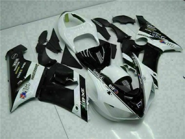 Custom 2005-2006 Red Black Kawasaki ZX6R Motorcycle Fairing