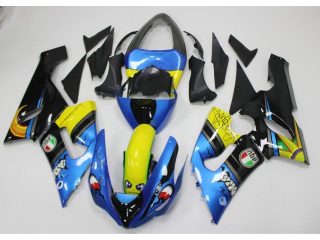 Custom 2005-2006 Shark Kawasaki ZX6R Motorbike Fairings Custom 2005-2006 Shark Kawasaki ZX6R Motorbike Fairings