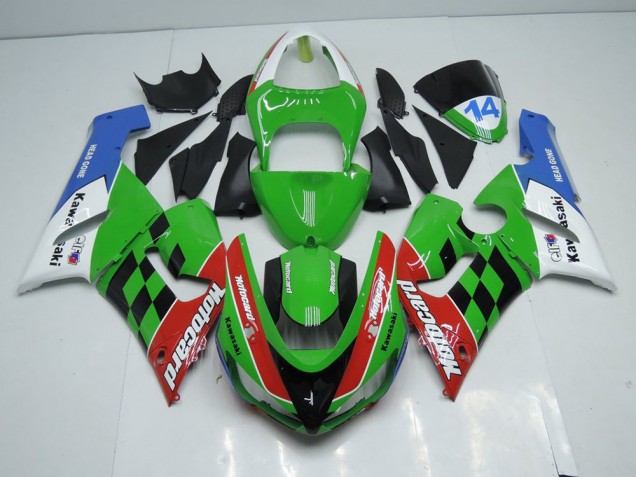 Custom 2005-2006 Motocard Kawasaki ZX6R Replacement Fairings Custom 2005-2006 Motocard Kawasaki ZX6R Replacement Fairings