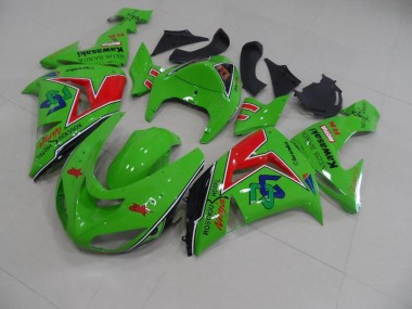 Aftermarket 2005-2006 Neos Banca Kawasaki ZX6R Bike Fairing Kit