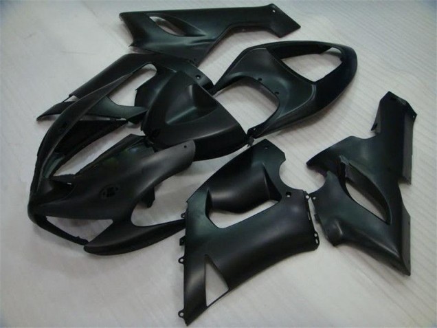 Custom 2005-2006 Matte Black Kawasaki ZX6R Bike Fairing Custom 2005-2006 Matte Black Kawasaki ZX6R Bike Fairing