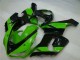 Custom 2005-2006 Green Black Kawasaki ZX6R Motorbike Fairing