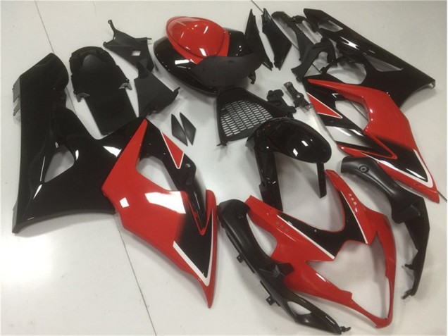 Custom 2005-2006 Red Black Suzuki GSXR 1000 Motorbike Fairing Custom 2005-2006 Red Black Suzuki GSXR 1000 Motorbike Fairing