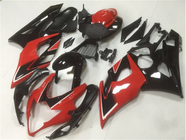 Custom 2005-2006 Red Black Suzuki GSXR 1000 Motorbike Fairing Custom 2005-2006 Red Black Suzuki GSXR 1000 Motorbike Fairing