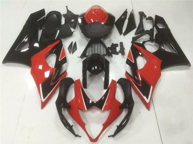 Custom 2005-2006 Red Black Suzuki GSXR 1000 Motorbike Fairing Custom 2005-2006 Red Black Suzuki GSXR 1000 Motorbike Fairing