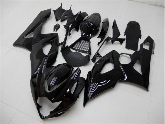 Aftermarket 2005-2006 Glossy Black Suzuki GSXR 1000 Bike Fairings