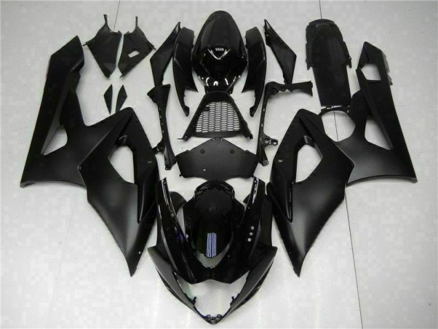 Custom 2005-2006 Black Suzuki GSXR 1000 Motorcycle Fairings Kits Custom 2005-2006 Black Suzuki GSXR 1000 Motorcycle Fairings Kits