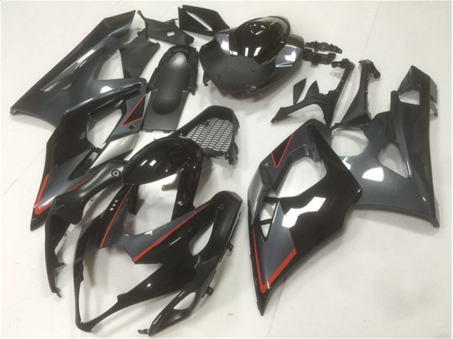 Custom 2005-2006 Black Grey Suzuki GSXR 1000 Moto Fairings Custom 2005-2006 Black Grey Suzuki GSXR 1000 Moto Fairings
