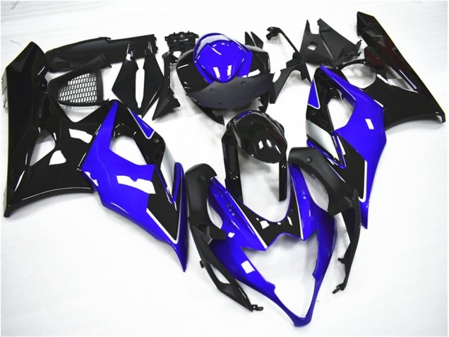 Custom 2005-2006 Blue Black Suzuki GSXR 1000 Motorcycle Replacement Fairings Custom 2005-2006 Blue Black Suzuki GSXR 1000 Motorcycle Replacement Fairings