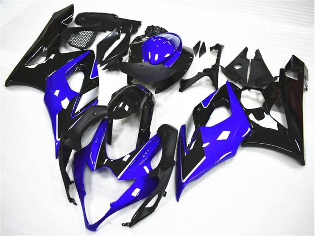 Custom 2005-2006 Blue Black Suzuki GSXR 1000 Motorcycle Replacement Fairings Custom 2005-2006 Blue Black Suzuki GSXR 1000 Motorcycle Replacement Fairings