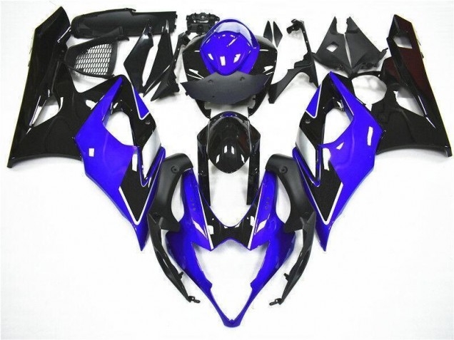 Custom 2005-2006 Blue Black Suzuki GSXR 1000 Motorcycle Replacement Fairings Custom 2005-2006 Blue Black Suzuki GSXR 1000 Motorcycle Replacement Fairings