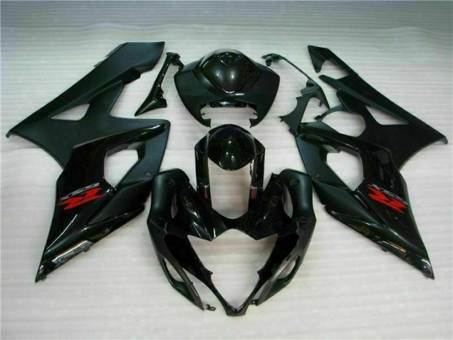 Custom 2005-2006 Black Suzuki GSXR 1000 Motorcycle Replacement Fairings Custom 2005-2006 Black Suzuki GSXR 1000 Motorcycle Replacement Fairings