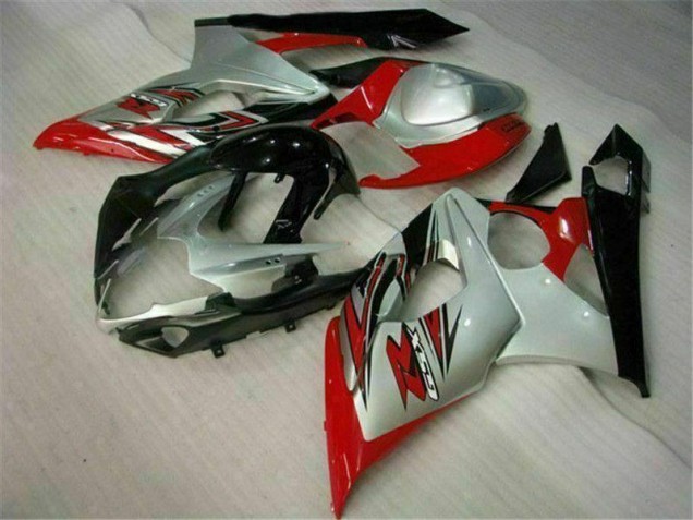 Custom 2005-2006 Red White Suzuki GSXR 1000 Motorcyle Fairings Custom 2005-2006 Red White Suzuki GSXR 1000 Motorcyle Fairings