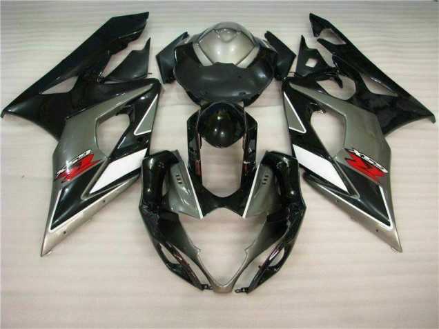 Custom 2005-2006 Grey Black Suzuki GSXR 1000 Bike Fairings Custom 2005-2006 Grey Black Suzuki GSXR 1000 Bike Fairings