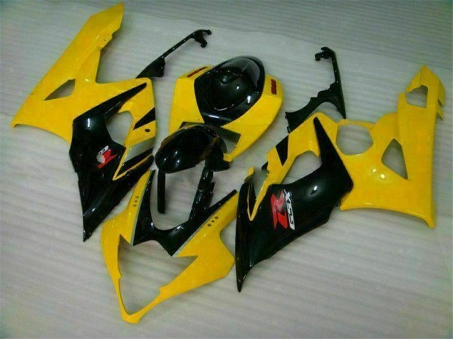 Custom 2005-2006 Yellow Black Suzuki GSXR 1000 Motor Bike Fairings Custom 2005-2006 Yellow Black Suzuki GSXR 1000 Motor Bike Fairings