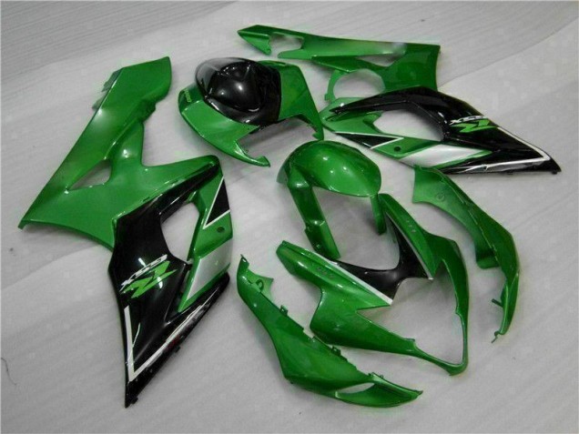 Custom 2005-2006 Green Suzuki GSXR 1000 Replacement Motorcycle Fairings Custom 2005-2006 Green Suzuki GSXR 1000 Replacement Motorcycle Fairings