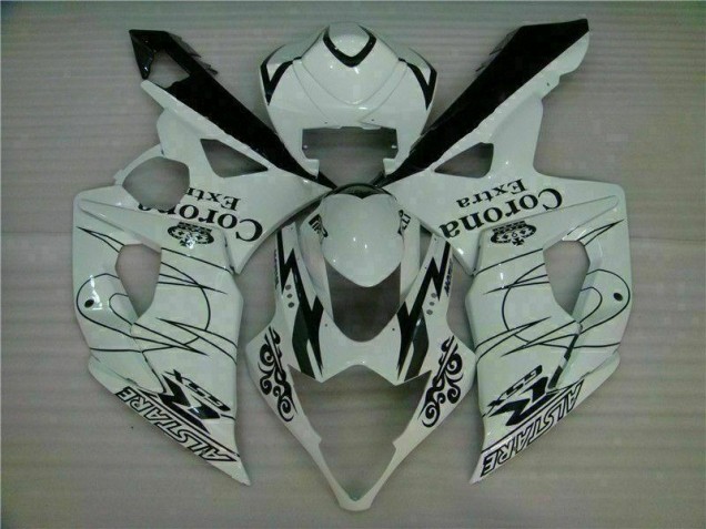 Custom 2005-2006 White Suzuki GSXR 1000 Motorbike Fairing Kits Custom 2005-2006 White Suzuki GSXR 1000 Motorbike Fairing Kits
