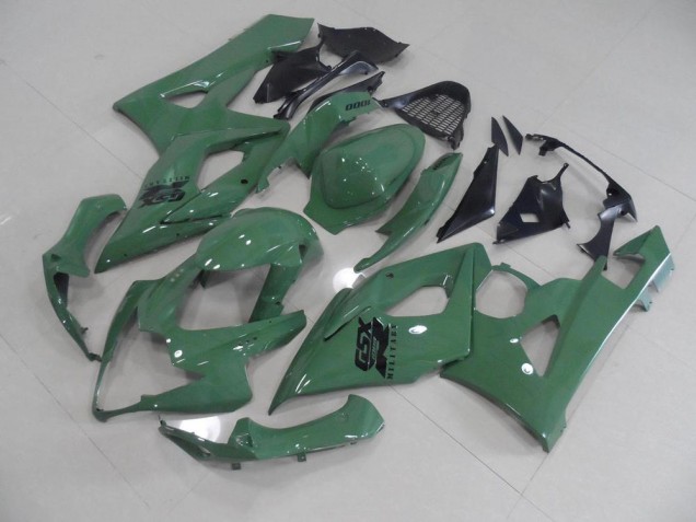 Custom 2005-2006 Glossy Army Green Suzuki GSXR 1000 Motorcycle Fairing Custom 2005-2006 Glossy Army Green Suzuki GSXR 1000 Motorcycle Fairing