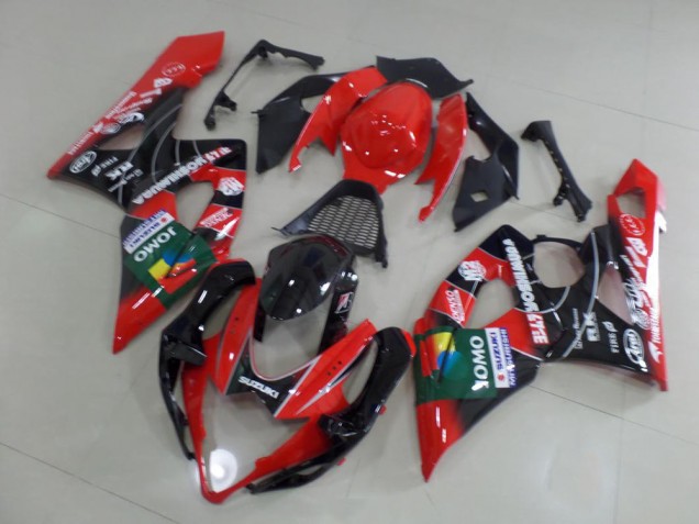 Custom 2005-2006 Red Yoshimura Suzuki GSXR 1000 Motorcycle Fairing Kit Custom 2005-2006 Red Yoshimura Suzuki GSXR 1000 Motorcycle Fairing Kit