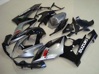 Aftermarket 2005-2006 Grey Black Suzuki GSXR 1000 Motorbike Fairing