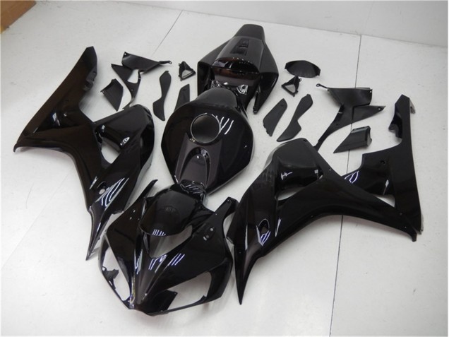 Custom 2006-2007 Glossy Black Honda CBR1000RR Motor Bike Fairings Custom 2006-2007 Glossy Black Honda CBR1000RR Motor Bike Fairings
