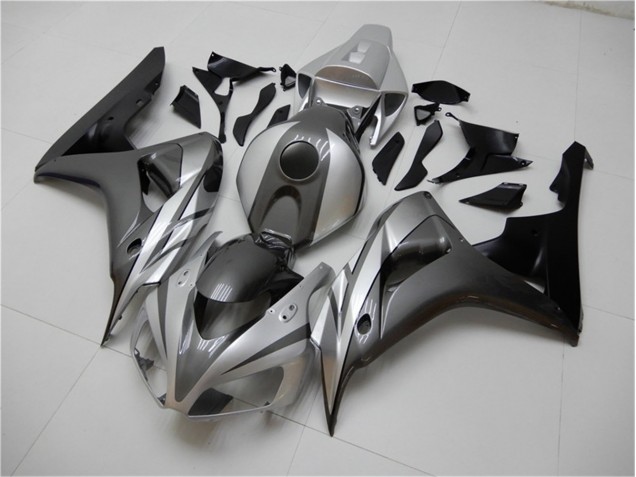 Custom 2006-2007 Black Silver Grey Honda CBR1000RR Motorcycle Bodywork Custom 2006-2007 Black Silver Grey Honda CBR1000RR Motorcycle Bodywork