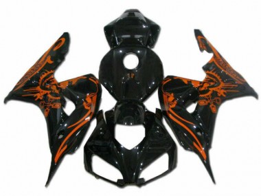 Aftermarket 2006-2007 Brown Black Honda CBR1000RR Motorbike Fairing Kits