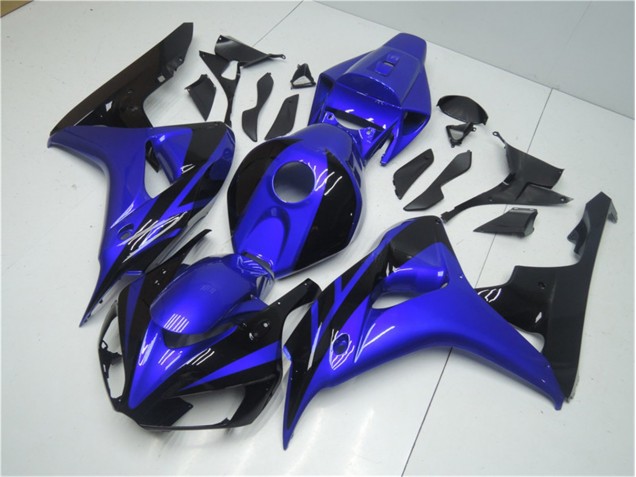Custom 2006-2007 Blue Black Honda CBR1000RR Moto Fairings Custom 2006-2007 Blue Black Honda CBR1000RR Moto Fairings