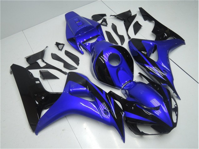 Custom 2006-2007 Blue Black Honda CBR1000RR Moto Fairings Custom 2006-2007 Blue Black Honda CBR1000RR Moto Fairings