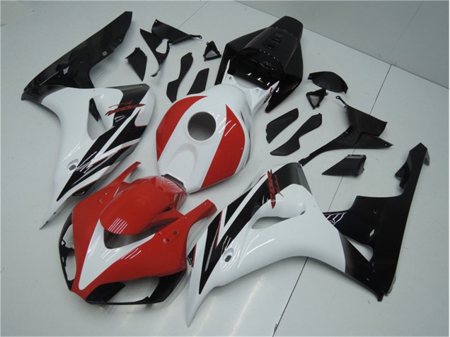 Custom 2006-2007 Red White Black Honda CBR1000RR Motorcylce Fairings Custom 2006-2007 Red White Black Honda CBR1000RR Motorcylce Fairings