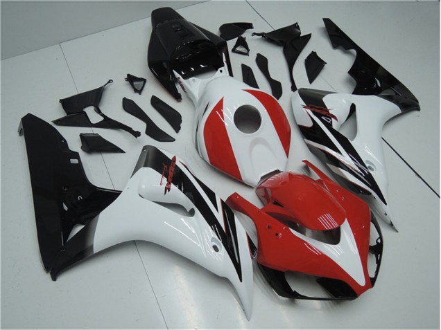Custom 2006-2007 Red White Black Honda CBR1000RR Motorcylce Fairings Custom 2006-2007 Red White Black Honda CBR1000RR Motorcylce Fairings