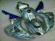 Custom 2006-2007 Blue Flame Silver Honda CBR1000RR Motorcycle Fairing Kits Custom 2006-2007 Blue Flame Silver Honda CBR1000RR Motorcycle Fairing Kits