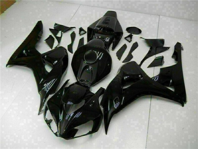 Custom 2006-2007 Glossy Black Honda CBR1000RR Bike Fairing Custom 2006-2007 Glossy Black Honda CBR1000RR Bike Fairing