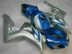 Custom 2006-2007 Blue Silver Honda CBR1000RR Motorcycle Fairings Kits Custom 2006-2007 Blue Silver Honda CBR1000RR Motorcycle Fairings Kits