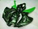 Custom 2006-2007 Green Flame Black Honda CBR1000RR Moto Fairings Custom 2006-2007 Green Flame Black Honda CBR1000RR Moto Fairings