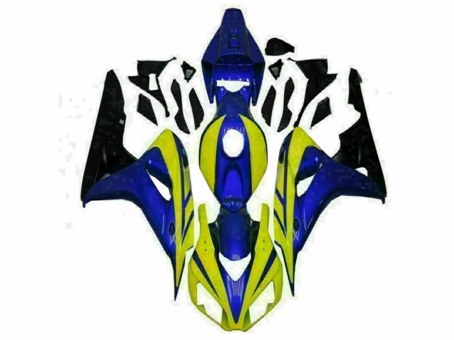 Custom 2006-2007 Blue Yellow Honda CBR1000RR Motorcycle Replacement Fairings Custom 2006-2007 Blue Yellow Honda CBR1000RR Motorcycle Replacement Fairings