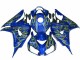 Custom 2006-2007 Yellow Flame Blue Honda CBR1000RR Replacement Fairings Custom 2006-2007 Yellow Flame Blue Honda CBR1000RR Replacement Fairings