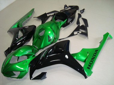 Aftermarket 2006-2007 Black Green Honda CBR1000RR Motorcycle Fairing Kits