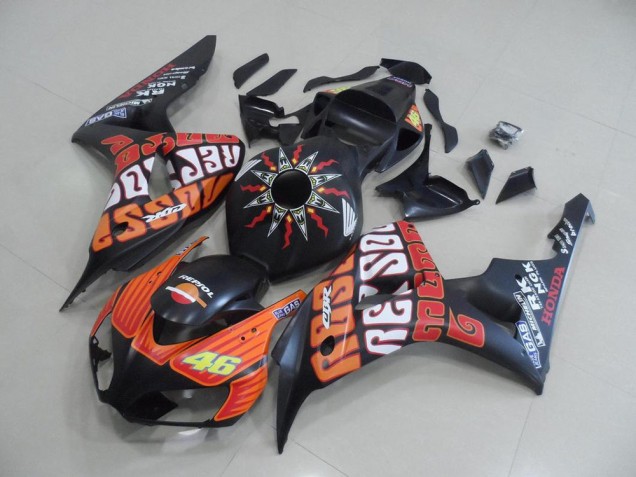 Custom 2006-2007 Matte Rossi Honda CBR1000RR Bike Fairings Custom 2006-2007 Matte Rossi Honda CBR1000RR Bike Fairings