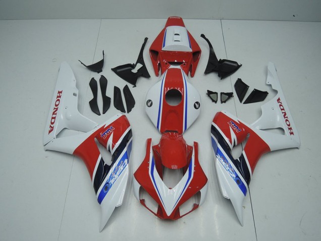Custom 2006-2007 Red White Blue HRC Honda CBR1000RR Motorcycle Replacement Fairings Custom 2006-2007 Red White Blue HRC Honda CBR1000RR Motorcycle Replacement Fairings
