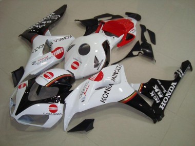 Custom 2006-2007 Red Konica Honda CBR1000RR Motorbike Fairing Kits