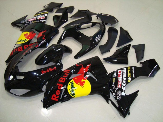 Custom 2006-2007 Red Bull Kawasaki ZX10R Motorcycle Replacement Fairings Custom 2006-2007 Red Bull Kawasaki ZX10R Motorcycle Replacement Fairings