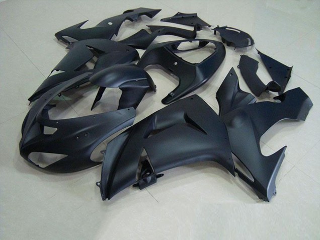 Custom 2006-2007 Matte Black Kawasaki ZX10R Motorcylce Fairings Custom 2006-2007 Matte Black Kawasaki ZX10R Motorcylce Fairings