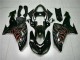 Custom 2006-2007 Black Red Flame Kawasaki ZX10R Motorcyle Fairings Custom 2006-2007 Black Red Flame Kawasaki ZX10R Motorcyle Fairings