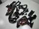 Custom 2006-2007 Black Grey Red Kawasaki ZX10R Motorbike Fairing Custom 2006-2007 Black Grey Red Kawasaki ZX10R Motorbike Fairing