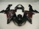 Custom 2006-2007 Black Grey Red Kawasaki ZX10R Motorbike Fairing Custom 2006-2007 Black Grey Red Kawasaki ZX10R Motorbike Fairing