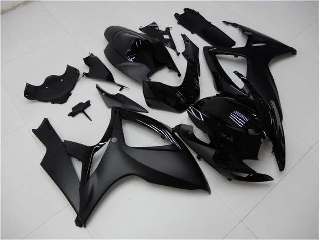 Custom 2006-2007 Matte Black Suzuki GSXR 600/750 Bike Fairings Custom 2006-2007 Matte Black Suzuki GSXR 600/750 Bike Fairings