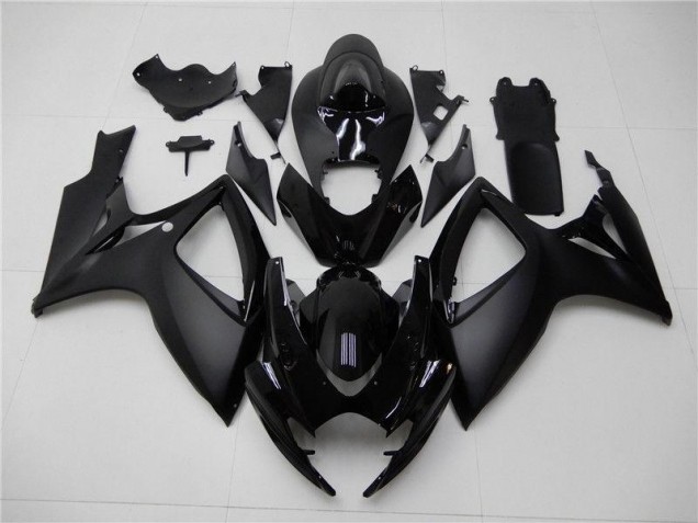 Custom 2006-2007 Matte Black Suzuki GSXR 600/750 Bike Fairings Custom 2006-2007 Matte Black Suzuki GSXR 600/750 Bike Fairings